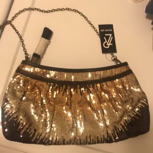 Sequined evening bag